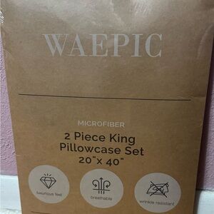 Microfiber Pillowcase Set - Beige